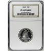Image 3 : 1860 25C PR65 Cameo NGC. This sharply struck Gem Cameo 