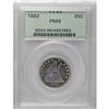 Image 1 : 1882 25C PR65 PCGS. Olive toning graces the obverse fi 