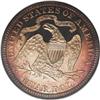 Image 2 : 1883 25C PR65 Cameo NGC. Often, heavy toning on a Seat 