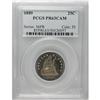 Image 1 : 1889 25C PR63 Cameo PCGS. Deep blue patina at the rims 