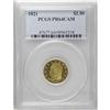 Image 3 : 1821 $2 1/2 PR64 PCGS. 