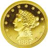 Image 1 : 1887 $2 1/2 PR65 Deep Cameo NGC. 