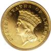 Image 1 : 1854 $3 PR63 Cameo PCGS. 