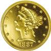 Image 1 : 1887 $5 PR65 Deep Cameo NGC. 