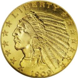 1909 $5 PR67 NGC. 