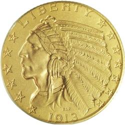 1913 $5 PR67 PCGS. 