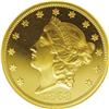 Image 1 : 1868 $20 PR66 Cameo NGC. 