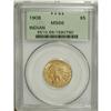 Image 3 : 1908 $5 MS66 PCGS. First year of the new Pratt design 