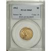Image 3 : 1912 $5 MS65 PCGS. Because of the conditional scarcity 