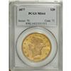 Image 3 : 1877 $20 MS64 PCGS. Many of the Liberty Head double ea 