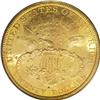 Image 2 : 1880-S $20 MS61 PCGS. Cartwheel luster sweeps the apri 