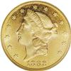 Image 1 : 1882 $20 MS60 PCGS. Ex: Dr. Barry Southerland Collecti 