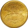 Image 2 : 1893 $20 MS64 PCGS. Generally peach-gold in color, wit 