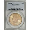 Image 3 : 1893-S $20 MS64 PCGS. Despite a mintage approaching on 