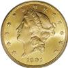 Image 1 : 1901 $20 MS65 PCGS. Garrett and Guth (2006) report tha 