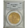 Image 3 : 1908 $20 Motto MS66 PCGS. Omitting the customary motto 