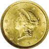 Image 1 : 1851 G$1 MS67 NGC. This fully struck and highly lustro 