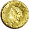 Image 1 : 1852-C G$1 MS64 NGC. Variety 7-H. The 18 in the date i 