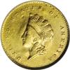 Image 1 : 1855-C G$1 AU58 NGC. Not Variety 9-K. In his reference 