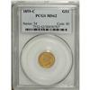 Image 3 : 1859-C G$1 MS62 PCGS. Variety 11-M. Generally poorly s 