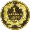 Image 2 : 1856 G$1 Slanted 5 PR65 PCGS. The year 1856 was in man 
