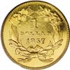 Image 2 : 1857 G$1 PR64 PCGS. The 1857 is a very rare striking i 