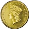 Image 1 : 1860 G$1 PR64 Cameo PCGS. From a relatively high proof 