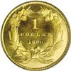 Image 2 : 1860 G$1 PR64 Cameo PCGS. From a relatively high proof 
