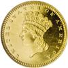 Image 1 : 1863 G$1 PR67 Cameo NGC. Jeff Garrett and Ron Guth, in 