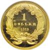 Image 2 : 1863 G$1 PR67 Cameo NGC. Jeff Garrett and Ron Guth, in 