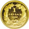 Image 2 : 1866 G$1 PR66 Cameo PCGS. The Breen proof Encyclopedia 