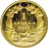 Image 2 : 1872 G$1 PR65 Deep Cameo NGC. Although generally not g 