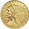 Image 1 : 1908 $2 1/2 PR67 NGC. The heavy matte texture used by 