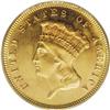 Image 1 : 1871 $3 MS64 PCGS. The never-popular three dollar deno 