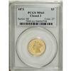 Image 3 : 1873 $3 Closed 3 MS61 PCGS. Among three dollar gold is 