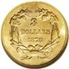 Image 2 : 1878 $3 MS65 NGC. This is a flashy Gem with brilliant 