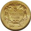 Image 2 : 1878 $3 MS65 NGC. This sparkling Gem displays an efful 