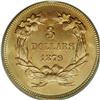 Image 2 : 1879 $3 MS64 PCGS. Unlike its 1878 predecessor, the 18 