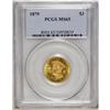 Image 3 : 1879 $3 MS65 PCGS. Although the skimpy mintage was onl 