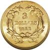 Image 2 : 1888 $3 MS65 NGC. The few active collectors of gold co 