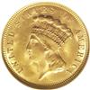 Image 1 : 1888 $3 MS65 NGC. A beautiful Gem example with satiny 