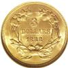 Image 2 : 1888 $3 MS65 NGC. A beautiful Gem example with satiny 