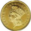 Image 1 : 1872 $3 PR64 PCGS. The proof 1872 three dollar gold pi 