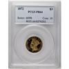 Image 3 : 1872 $3 PR64 PCGS. The proof 1872 three dollar gold pi 