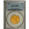 Image 3 : 1820 $5 Square Base 2 MS63 PCGS. Large Letters. Breen- 