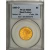 Image 3 : 1843-O $5 Small Letters MS65 PCGS. The mintage that is 