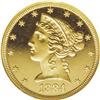 Image 1 : 1884 $5 PR65 Ultra Cameo NGC. The 1884 half eagle is c 