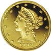 Image 1 : 1898 $5 PR67 Deep Cameo PCGS. Both sides of this amazi 
