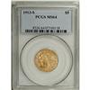 Image 3 : 1913-S $5 MS64 PCGS. The 1913-S follows the pattern of 