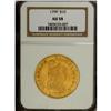 Image 3 : 1799 $10 Large Stars Obverse AU58 NGC. Breen-6841, BD- 